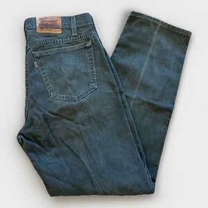 Vintage Levis 540 Jeans Mens 33 x 29 Green Relaxed‎ Straight Leg Denim 90s